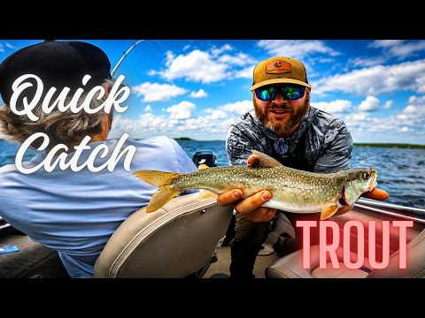 Lake Trout Fishing - Quick Catch - Nemeiben Lake Saskatchewan