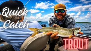 Lake Trout Fishing - Quick Catch - Nemeiben Lake Saskatchewan