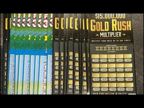 300X THE CASH VS GOLD RUSH MULTIPLIER! Florida Lottery.