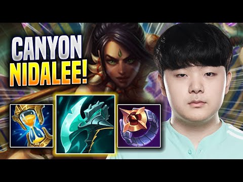 CANYON IS A MONSTER WITH NIDALEE! - DK Canyon Plays Nidalee JUNGLE vs Talon! | Season 2023