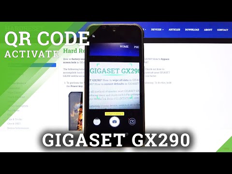 How to Activate QR Scanner in Gigaset GX290 - Allow Camera to Scan QR Codes