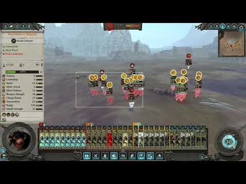 Total War WARHAMMER II Skaven battle of Galbaraz