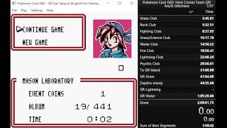 Pokémon Card GB2 any% glitchless 1:51:20 (leaderboard WR)