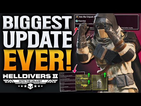 Helldivers 2 Biggest Patch Update EVER! Weapon Buffs! Enemies Nerfed!