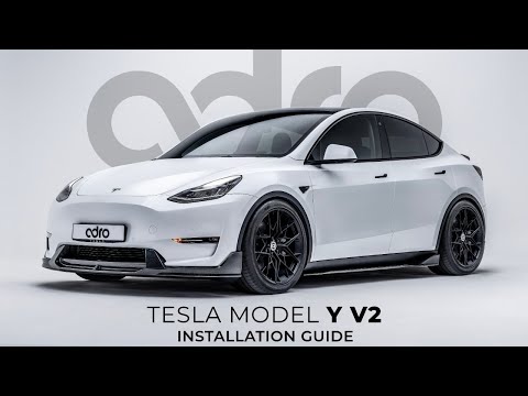 STEP-BY-STEP INSTALLATION GUIDE V2 Model Y Side Skirts Adro