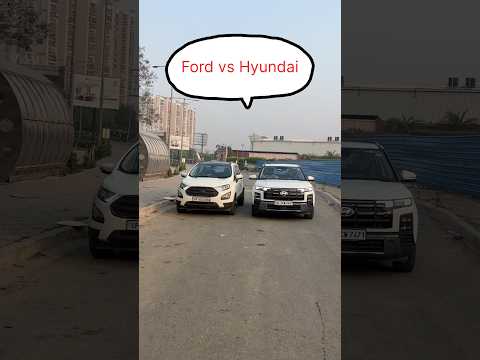 Hyundai Creta Facelift vs Ford Ecosport #mohitvihem #ford #hyundaicreta