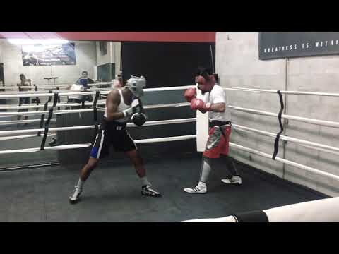 Tobias Green boxing (sparring)