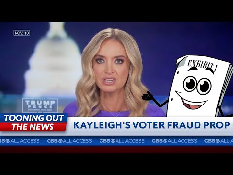 Kayleigh McEnany's evidence admits it's full of crap