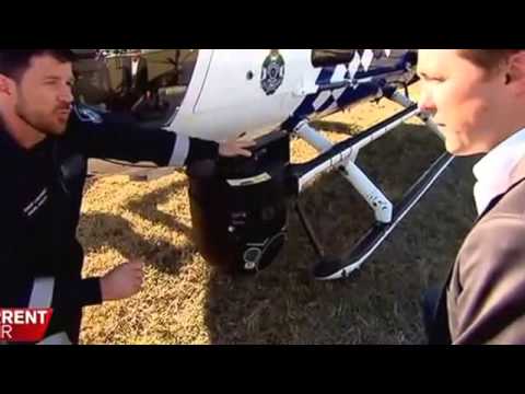 Queensland police release rare vision from polair helicopters