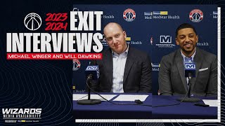 2023-24 Washington Wizards Exit Interviews: Michael Winger & Will Dawkins