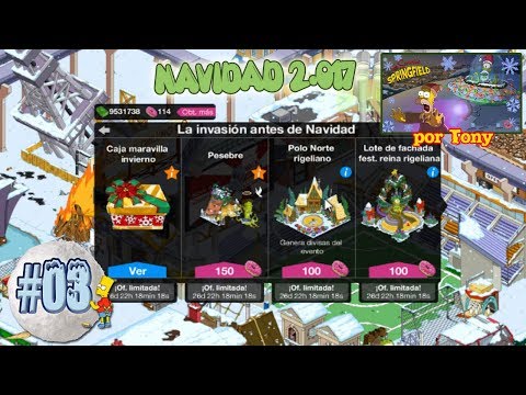 Los Simpson Springfield "Navidad'17: Cap. 3 - La tienda de la Invasión antes de Navidad" por Tony