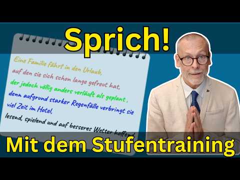 Die beste Methode für dein Sprechtraining! A2| B1| B2| C1 Sprich lange, komplexe Sätze mit mir