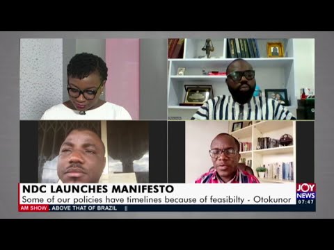 NDC Launches Manifesto - AM Show on JoyNews (7-9-20)