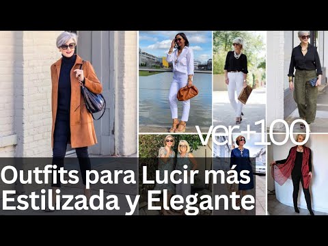 Outfits de Moda para Lucir más Estilizada y Elegante Después de los 50 y 60