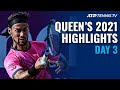 Fognini faces Cilic; Draper and Norrie Take to the Grass | Queen's 2021 Highlights Day 3