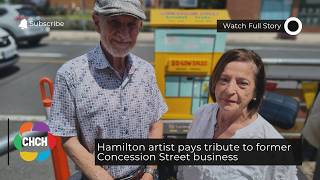 Hamilton artist pays tribute to former Concession Street business