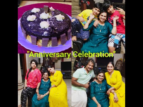 Anniversary Celebration, & a special cake by my Family😍