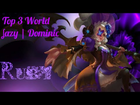 The Lazy Hunters! Top 3 Global Ruby ʆᵃᶻʸ | Dominic [Full Squad Gameplay] - Mobile Legends