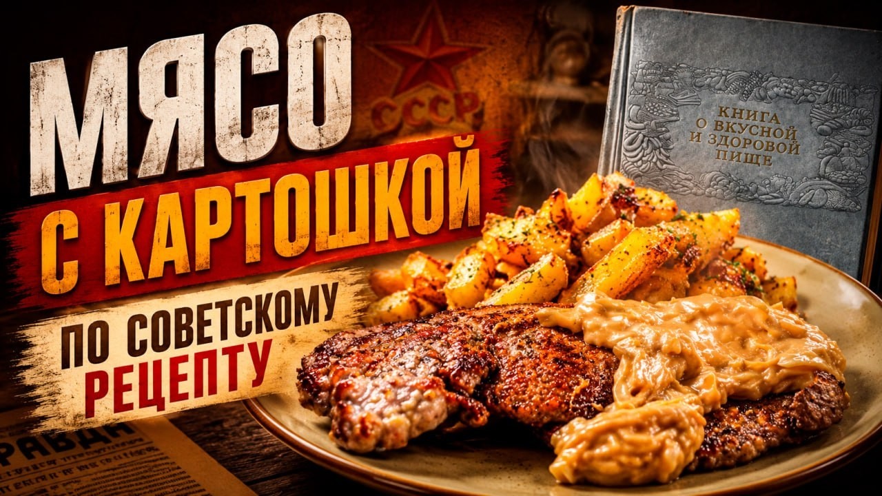 Рецепт мяса из книги СССР!