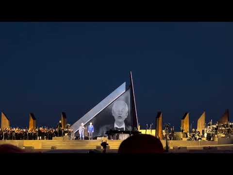 Miserere by Andrea Bocelli and Zucchero, 30th anniversary concert at Teatro del Silenzio, July 2024