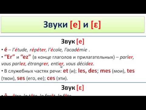 Французский язык. Уроки французского #7: Правила чтения. Краткое пособие (2)