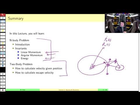 AEE462 Lecture 2, Part A - The N-body Problem and Physical Invariants