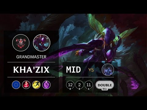 Kha'Zix Mid vs Sylas - EUW Grandmaster Patch 9.13