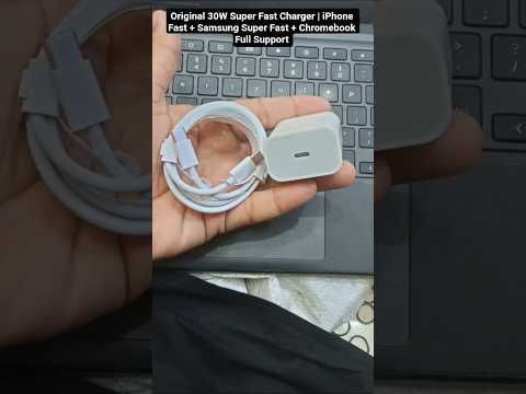 Premium Type-C Super Fast Charger (Compatible with Samsung & Chromebook)