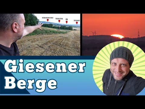 Giesener Berge im Sonnenuntergang - Wanderung Hügelgräber, Oberer Giesener Teich und Munitionsdepot
