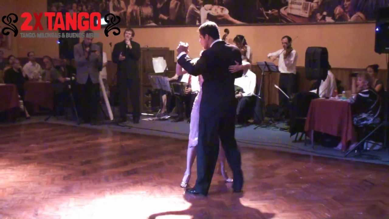 Roberto Zuccarino y Magdalena Valdez Tango El Abrojito en Salon Canning