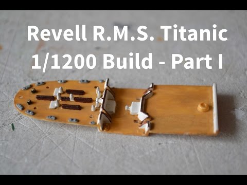 Revell laivas - modelis r.m.s t titanic video