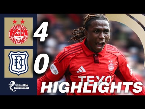 Aberdeen 4-0 Dundee | HIGHLIGHTS | William Hill Premiership