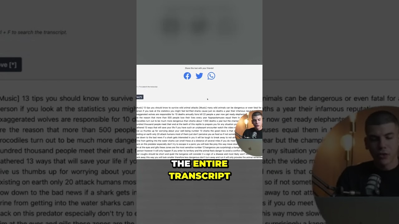 Unlocking Creative Potential: AI Transcribes YouTube for Script Mastery