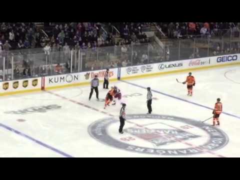 Ryan White vs. Tanner Glass - Valentine Hockey Fight