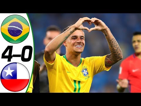 Brazil vs Chile 4-0 - All Goals & Extended Highlights RÉSUMÉ & GOLES ( Last Matches ) HD