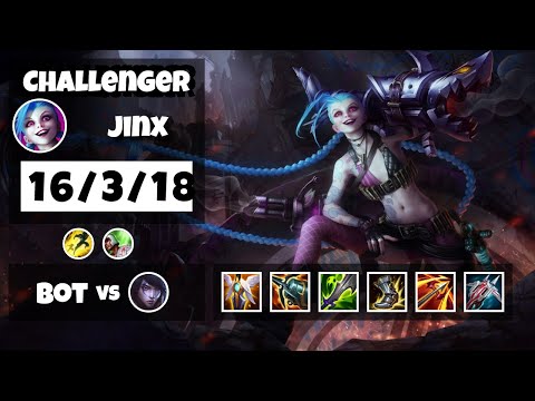 Jinx vs Aphelios TURKISH Challenger BOT (16/3/18) - v11.6