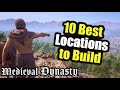 10 Best Oxbow Locations to Build - Medieval Dynasty