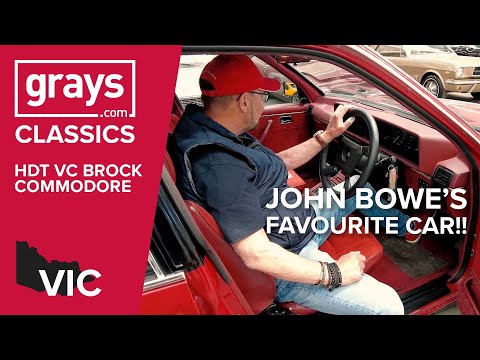 This HDT VC Commodore is John Bowe's favourite Aussie car! - VIC