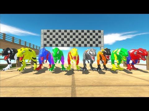 Superman Tyrannosaurus Rex Superheroes Marvel vs Dc Speed Race Championship Jurassic World Evolution