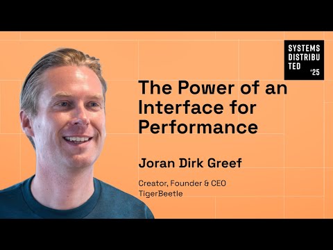 1000x: The Power of an Interface for Performance by Joran Dirk Greef
