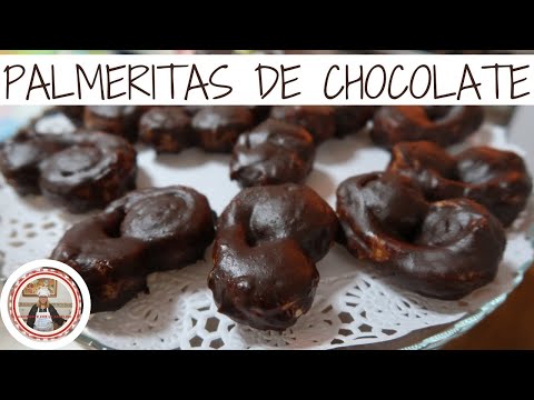 DELICIOSAS PALMERITAS DE CHOCOLATE Y ALMÍBAR