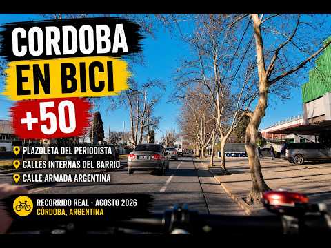 Córdoba en Bici +50, Barrio Las Flores, Tirol, PLazoleta del periodista, Armada Argentina