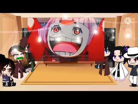 Demon Slayer react to One Piece | Compilation | one piece | Luffy