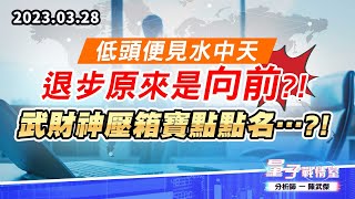 【量子戰情室】#陳武傑 0328 低頭便見水中天，退步原來是向前?!武財神壓箱寶點點名…?! (圖)