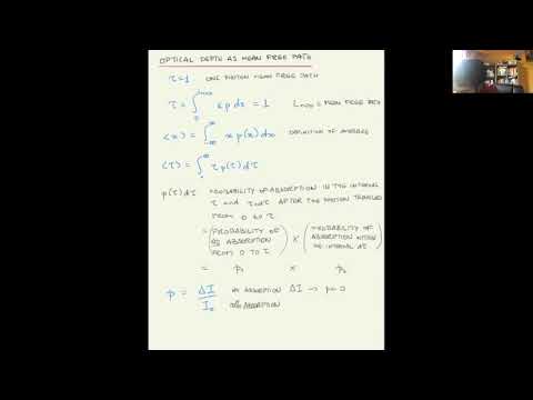 ASTR 503 - Class 13 - Video 7 - Optical depth as mean free path