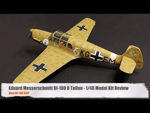 Eduard 1:48 Messerschmitt Bf-108 Taifun Review - Best Bf-108 Kit?