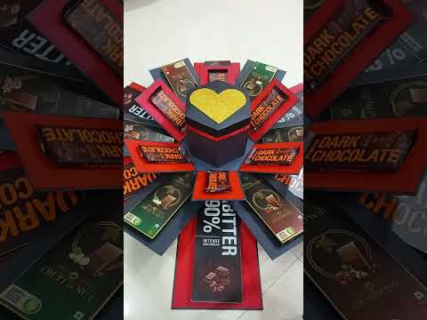 5 layer Chocolate Box Card | Chocolate day special | Valentine Special