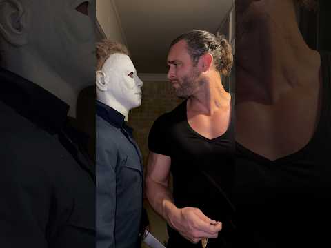 Giga Chad isn’t scared part 2 #gigachad #michaelmyers #comedy