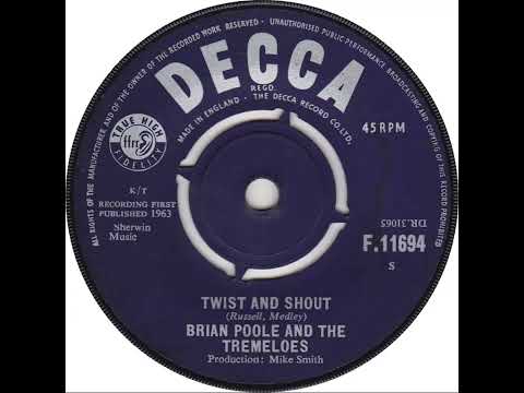 UK New Entry 1963 (138) Brian Poole & The Tremeloes - Twist And Shout