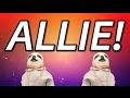 HAPPY BIRTHDAY ALLIE SLOTH HAPPY BIRTHDAY RAP